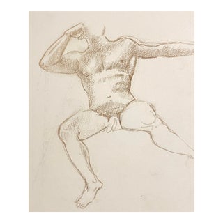 Ron Yrabedra Male Nude Figure Drawing For Sale