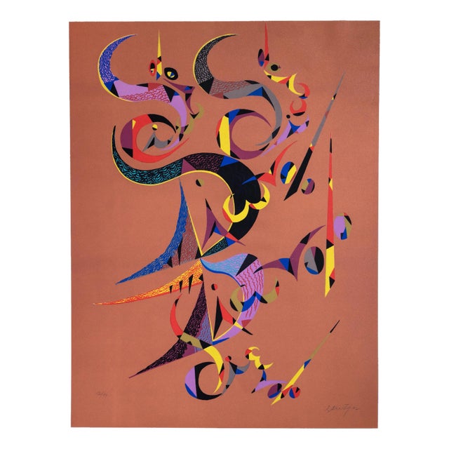 Rafael Alberti, Composition, Original Lithograph, 1972 For Sale