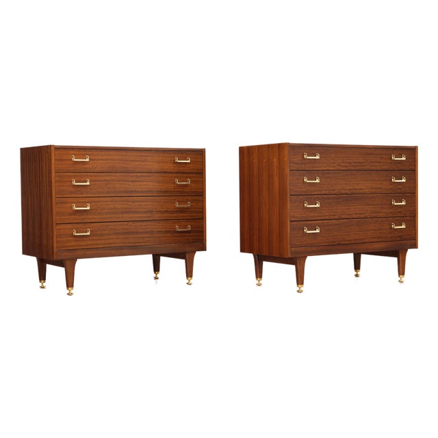 Pair of Mid Century G Plan by E Gomme Tola Chests of Drawers, England, 1970s For Sale