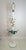 Vintage Hand-Painted Floral Tole Floor Lamp With Glass Table, Hollywood Regency For Sale - Image 4 of 15