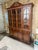 Drexel 1980s Vintage Drexel Cherry Illuminated China Display Cabinet For Sale - Image 4 of 12