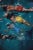 Swimming in the Bahamas 1959 Brightly coloured swimmers in a pool in Nassau on the island of New Providence in the...
