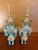 Tibetan Guardian Angel Theppanom Statues Bronze / Gold Gilt 13" - ca.1960 - A Pair For Sale - Image 6 of 15
