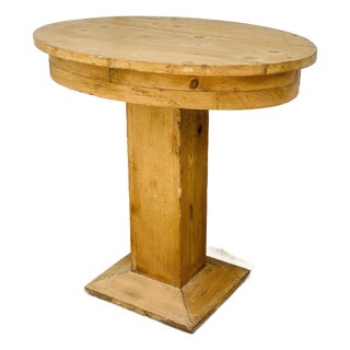 Antique Pine Side Table For Sale