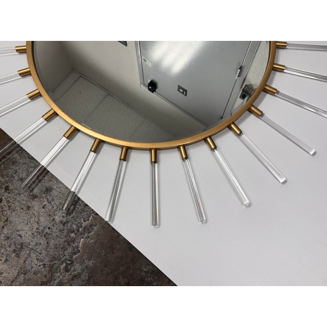 Grace Feyock for Uttermost Oracle Round Starburst Wall Mirror For Sale In San Francisco - Image 6 of 12