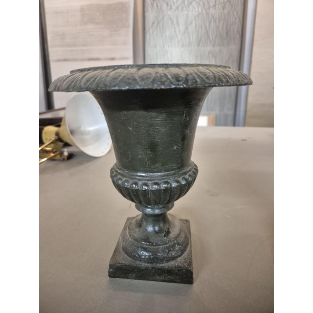 Early 20th Century Medici Cast Iron Vases, 1900, Set of 3 For Sale - Image 5 of 10
