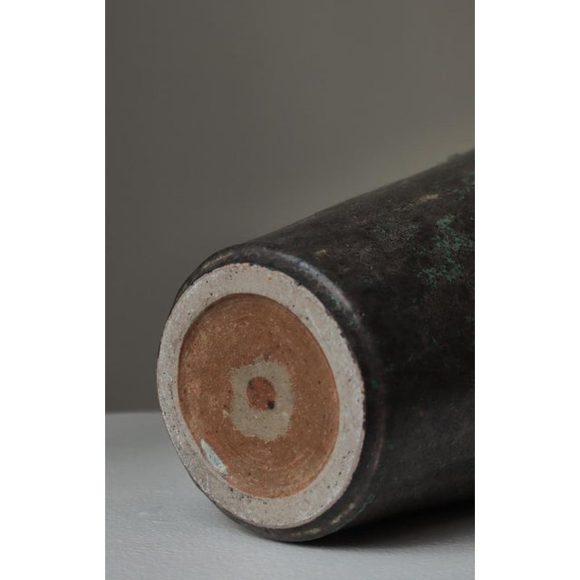 Large Art Deco Stoneware Vase by Arne Bang, 1930s For Sale - Image 12 of 15