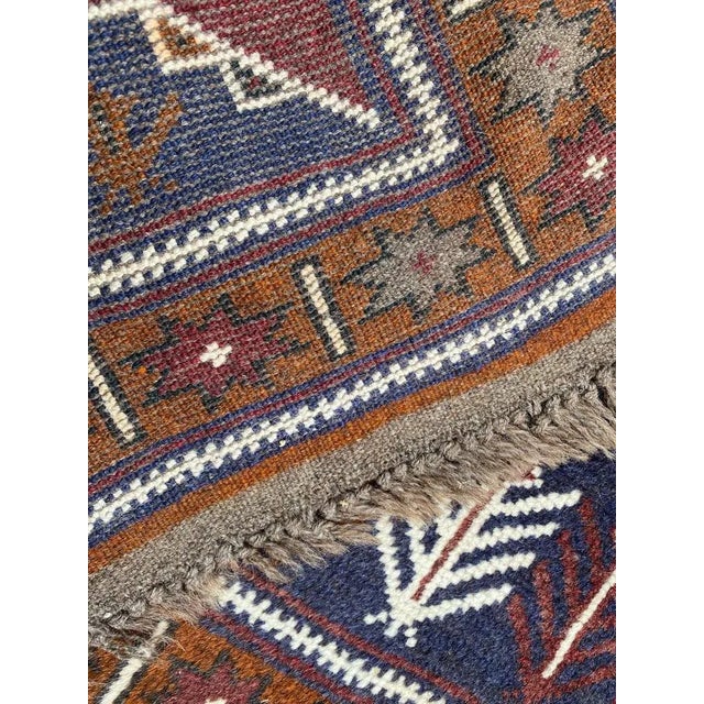 Vintage Baluch Afghan Rug For Sale - Image 14 of 15