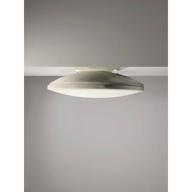 Cream Vintage French Space Age Ceiling Light by Pierre Paulin for Disderot, 1950s For Sale - Image 8 of 8