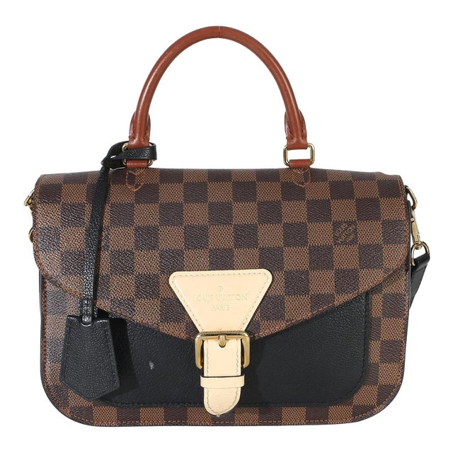 Black Damier Ebene Canvas Beaumarchais For Sale