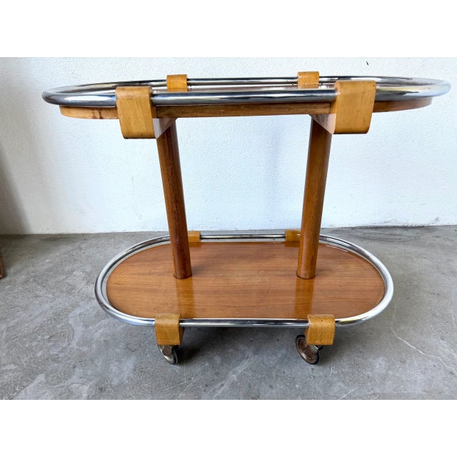 Art Deco Serving Trolley, 1930s For Sale - Image 6 of 17