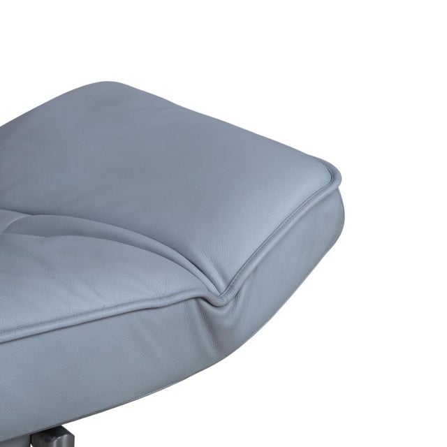 Animal Skin DS-450 Two-Seater Leather Blue Manual Function Sofa from de Sede For Sale - Image 7 of 18