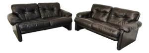 Set of Coronado Sofas by Afra and Tobia Scarpa for B&b Italia, 1960s