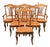 Late 20th Century Solid Maple Spindle Back Dining Chairs - Set of 6 For Sale