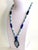 Organic Modern Artisan Larimar, Lapis Lazuli & Herkimer Diamond Sterling Silver Statement Necklace For Sale In New York - Image 6 of 17