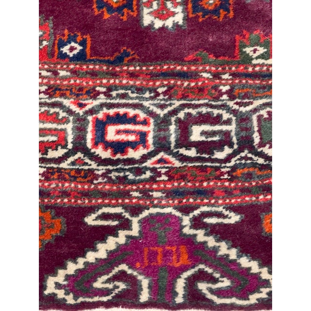 Antique Fine Turkmen Tribal Runner 2’11” X 8’11” For Sale - Image 12 of 14