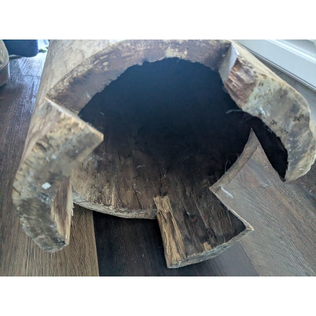 African Tribal Carved Drum 20th Century For Sale - Image 13 of 14