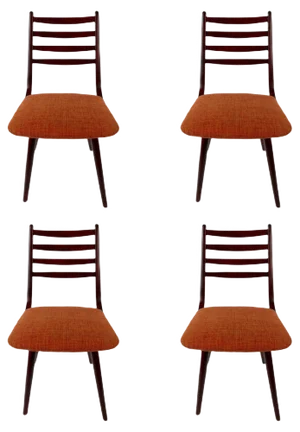Dining Chairs from Thonet Factory, 1970s, Set of 4