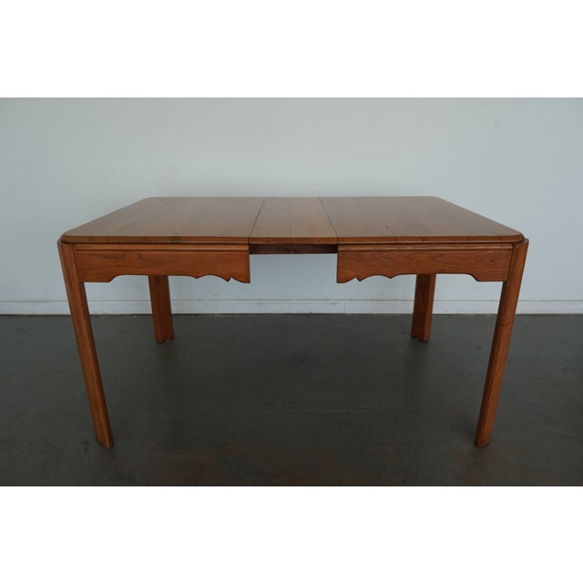 1960s Vintage Mid-Century Extension Dining Table For Sale - Image 5 of 11