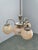 Art Deco Pink Glass Chandelier, Czechoslovakia, 1940s For Sale - Image 9 of 14