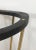 1950s Attributed to Jacques Adnet, Ebonized Wood and Brass Umbrella Stand For Sale - Image 5 of 13
