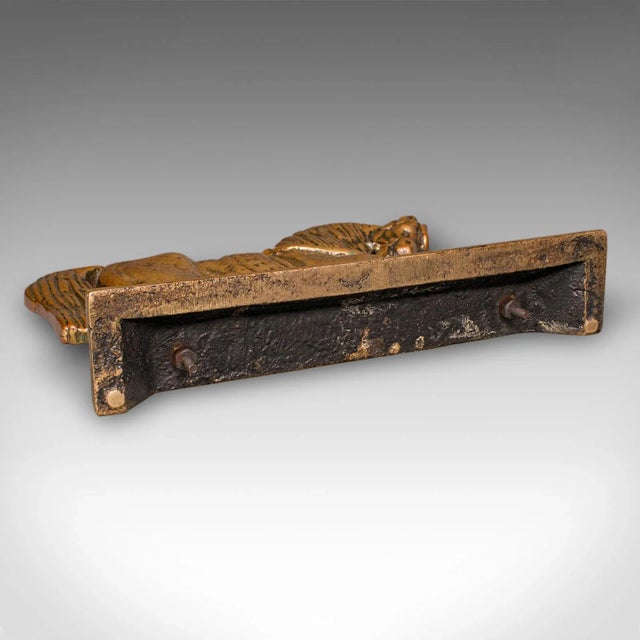Antique Horse Doorstop, English, Brass, Equine Door Keeper, Victorian, c.1880 For Sale - Image 11 of 11