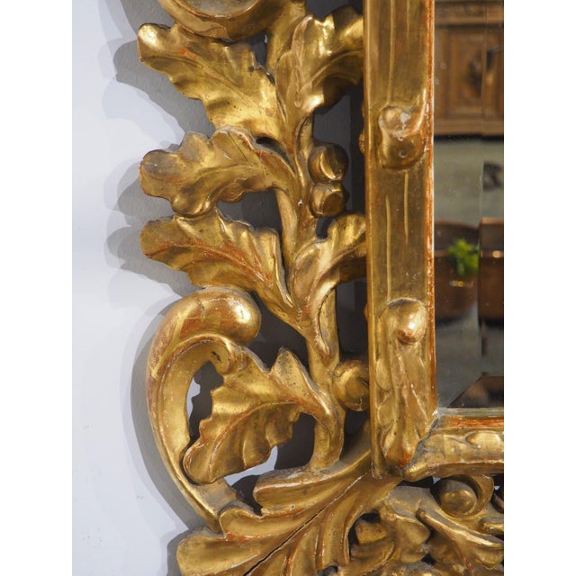 19th Century Giltwood Mirror From Florence, Italy For Sale - Image 10 of 18