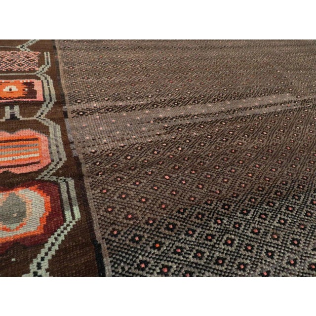 Galerie Shabab Collection Mid-20th Century Handmade Turkish Tribal Room Size Carpet For Sale In New York - Image 6 of 10