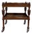 Antique English Trolley Tea Cart Pastry Cocktail Bar Cart Tray Tudor Oak 1930s 2 For Sale