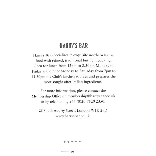 Annabel's London Rule Book W/ Members' Box 2018 For Sale - Image 14 of 15
