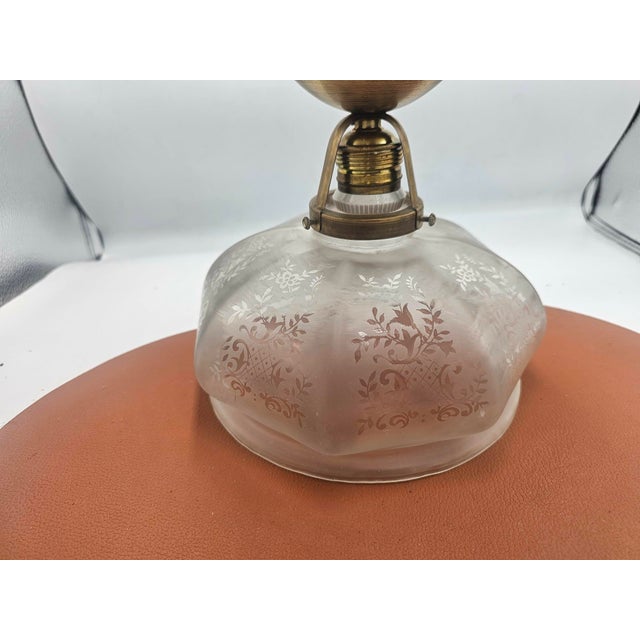 Brass Ceiling Lamp, 1890s For Sale - Image 6 of 8