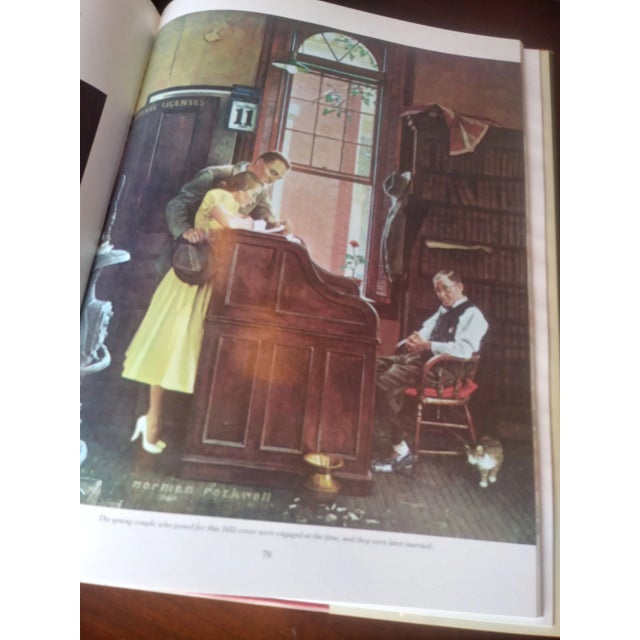 Green Vintage 1970s Saturday Evening Post Norman Rockwell Oversized Coffee Table Book For Sale - Image 8 of 13