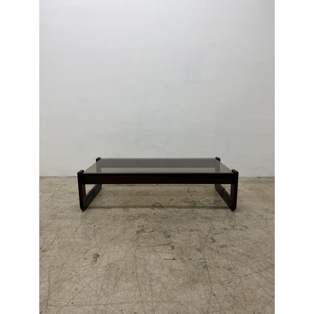 Percival Lafer Mp-97 Rosewood and Smoked Glass Coffee or Cocktail Table, 1970s For Sale - Image 10 of 13
