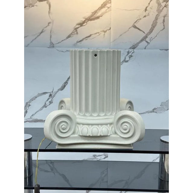 Vintage Ceramic Lamp, 1980 For Sale - Image 6 of 10