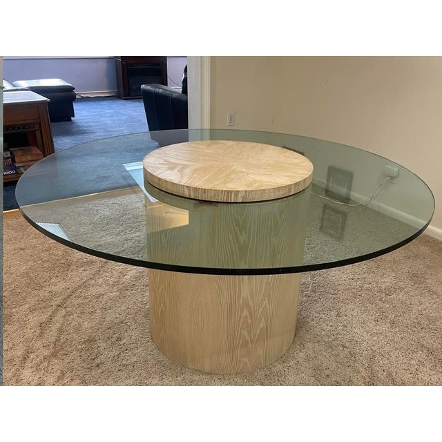 Late 20th Century Lorin Marsh Faux Bois Dining Table For Sale - Image 9 of 14