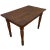 Louis Philippe Bistro Table with 1 Drawer in Oak For Sale - Image 5 of 10