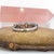 Pink 1.49Ct Pink Sapphire & Diamond Band in Solid 14k Gold - Emerald Cut 4x3mm, Size 6.75 For Sale - Image 8 of 9