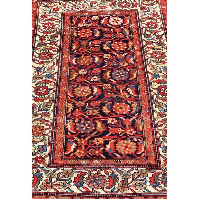 Tribal Antique Persian Fine Malayer Rug With All-Over Floral Design 4'0 X 6'0 For Sale - Image 3 of 12
