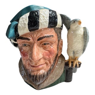Royal Doulton “The Falconer” Large Character Jug – Designed by Max Henk, England (1960–1991) For Sale