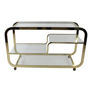 Milo Baughman Bar Cart For Sale