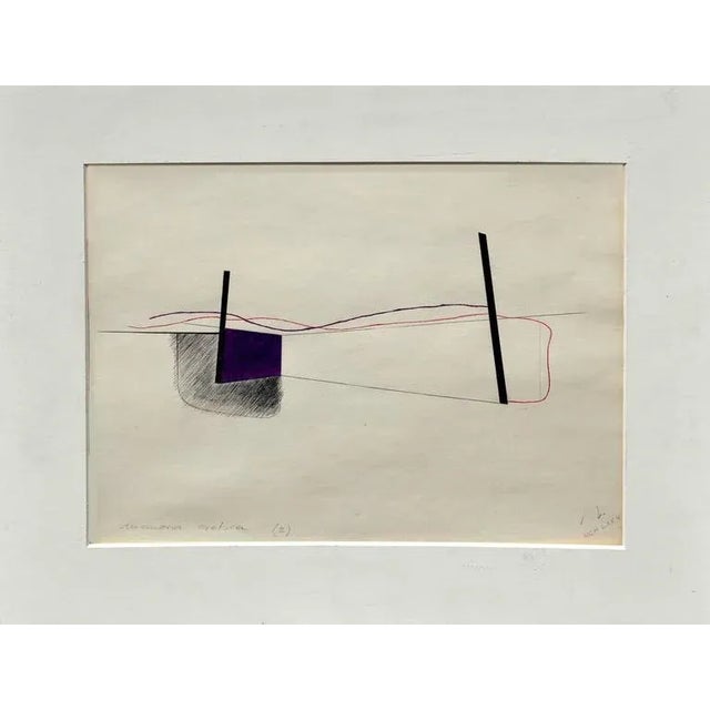 Purple Memoria Erotica Abstract by Nicholas Pogany For Sale - Image 8 of 8