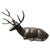 Large Life-Size Reclining Stag Garden Sculpture in Bronzed Cast Aluminium For Sale - Image 9 of 9