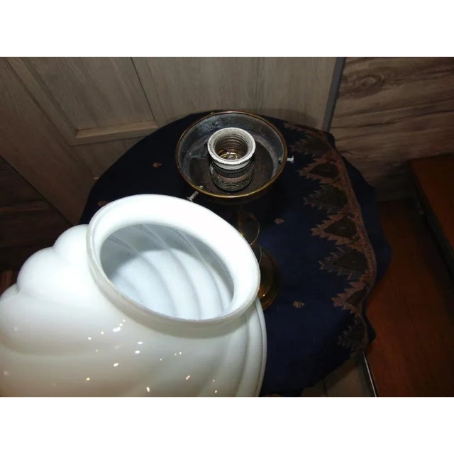 Metal Art Deco Brass Desk Lamp, 1920s For Sale - Image 7 of 8