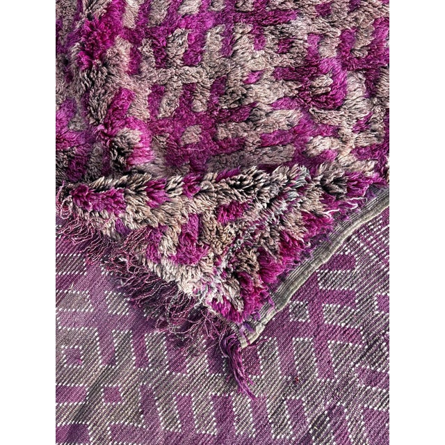 Large Vintage Moroccan Talsint Rug – Handmade Berber Wool Rug – Rare Tribal Area Rug – Authentic Moroccan Carpet For Sale - Image 6 of 10