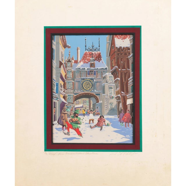 'The Thief From François Villon's Christmas' by James March Phillips, San Francisco Bay Area Illustrator For Sale