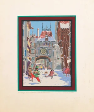 'The Thief From François Villon's Christmas' by James March Phillips, San Francisco Bay Area Illustrator