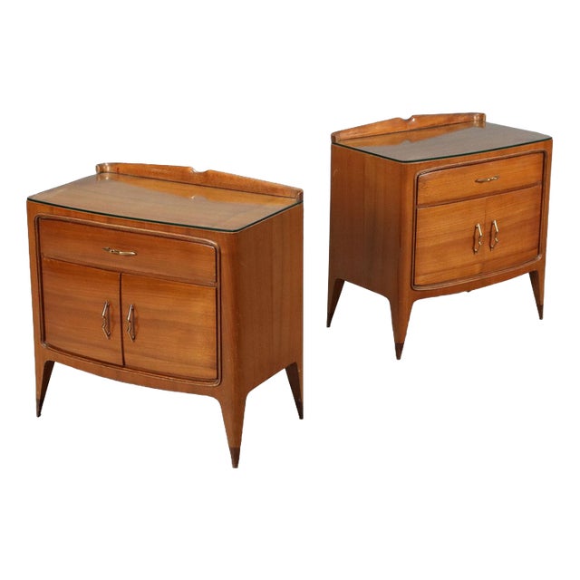 Vintage Bedside Tables, 1950s, Set of 2 For Sale