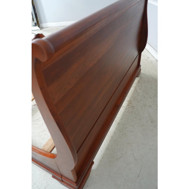 Stickley King Size Marseilles Collection Cherry Bed For Sale - Image 14 of 15