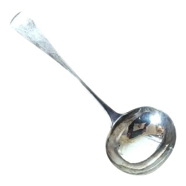 Antique Early 19th Century English Georgian Silver Ladle For Sale