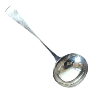Antique Early 19th Century English Georgian Silver Ladle